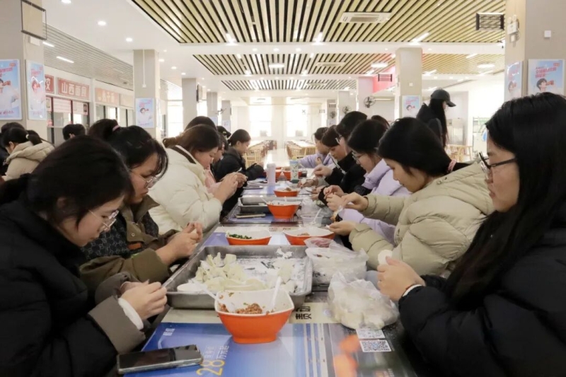 【团委】我校学生会开展“寻味冬至，传承习俗”包饺子活动